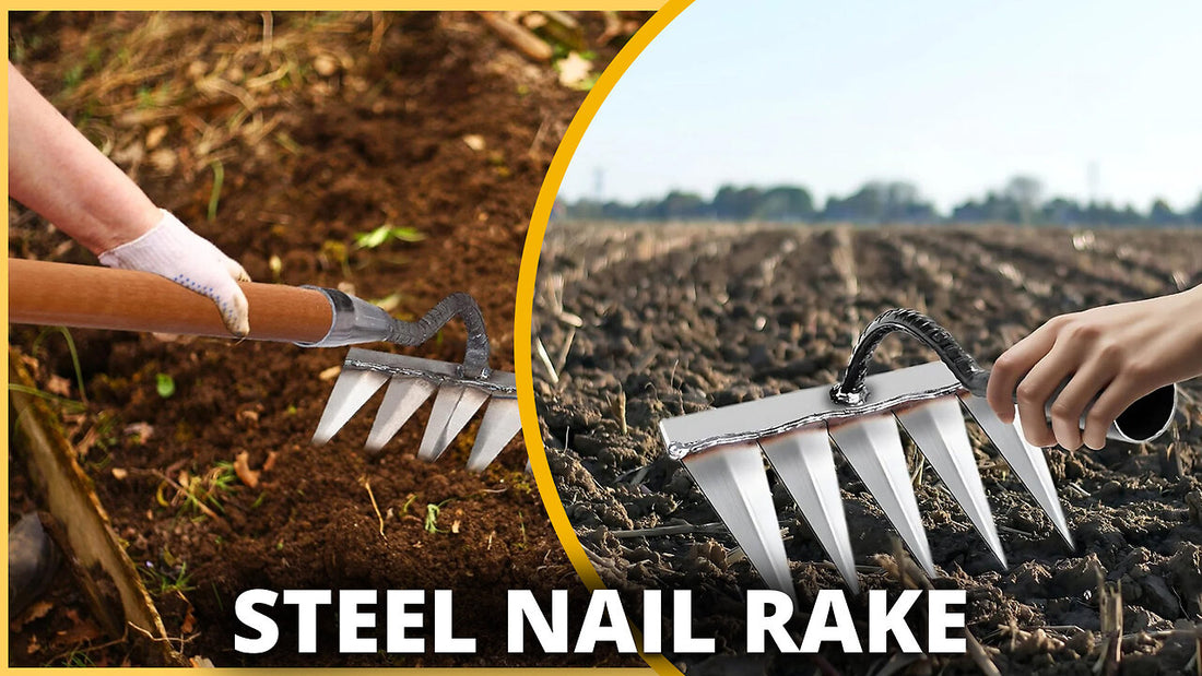 5-Tooth Steel Nail Rake